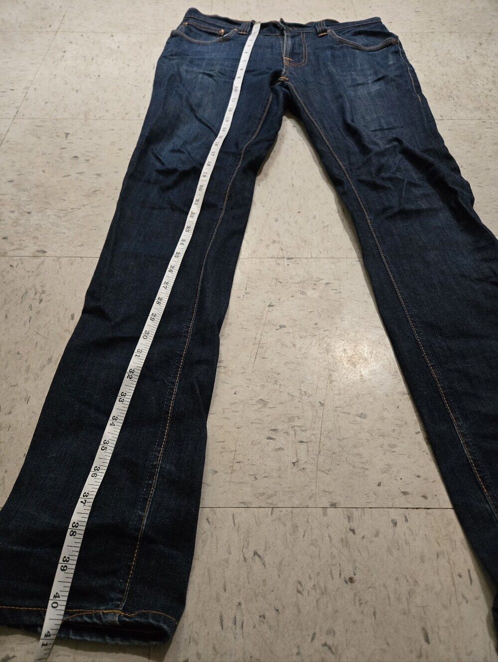 nudie jeans | thin finn | organic dry | Blue Denim Jeans | early 2000s - Picture 11 of 12